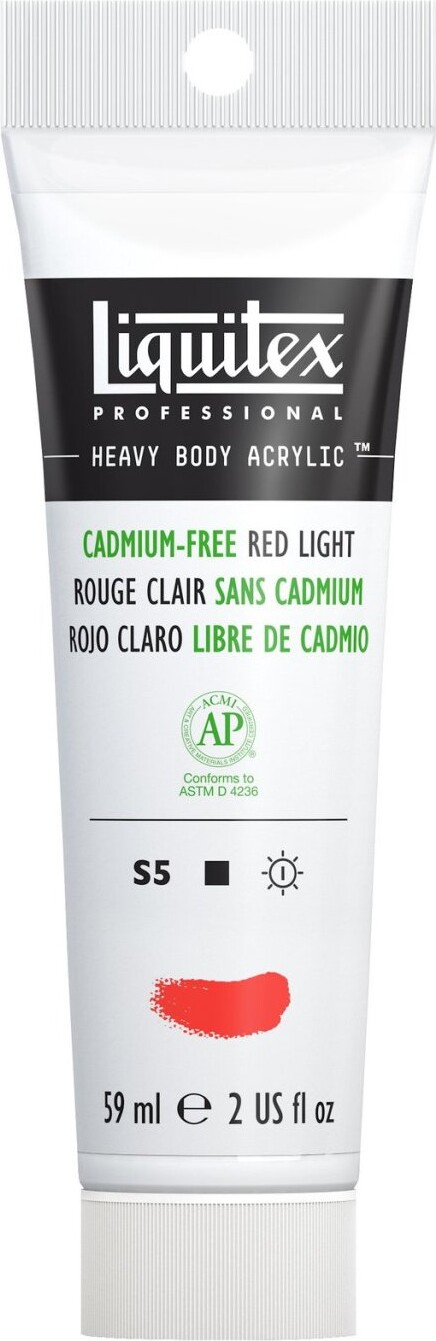 Se Liquitex - Akrylmaling - Heavy Body - Cadmium Free Red Light 59 Ml hos Gucca.dk