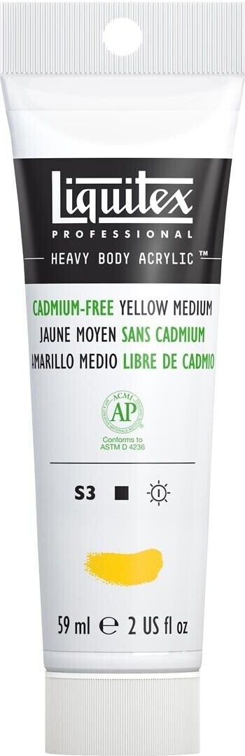 Liquitex - Akrylmaling - Heavy Body - Cadmium Free Yellow Medium 59 Ml