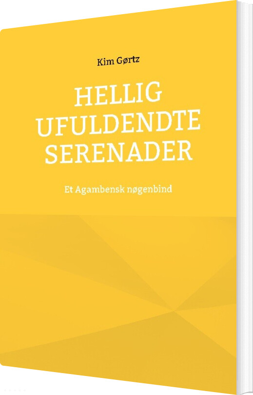 Billede af Hellig Ufuldendte Serenader - Kim Gørtz - Bog