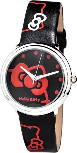 4: Hello Kitty Ur - Børneur - 35 Mm - Sort Rød