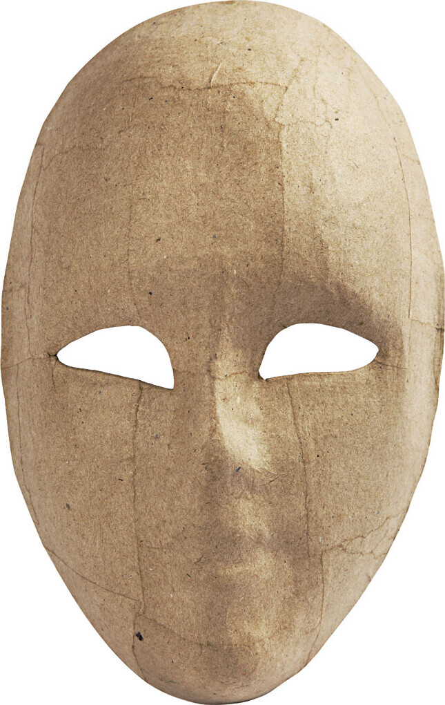 Mal Selv Maske - Helmaske - Papmaché billede