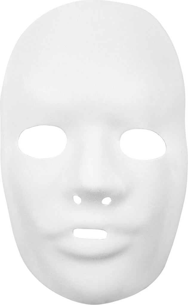Mal Selv Maske - Helmaske - Hvid