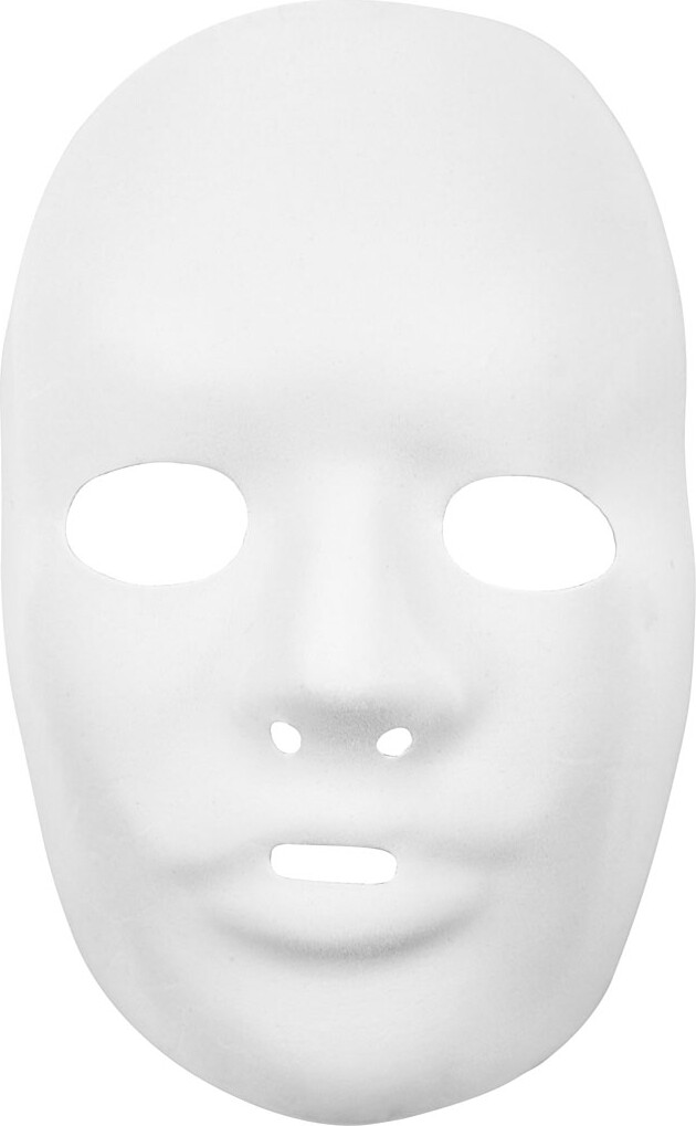 Mal Selv Masker - Helmaske - Hvid - 12 Stk