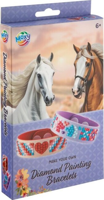 Heste Diamond Painting Armbnd - 2 Stk