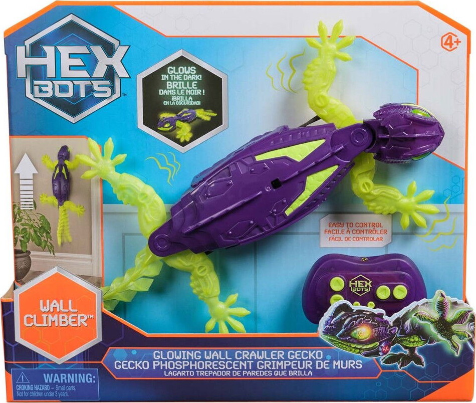 Hex Bots Væggående Selvlysende Gecko
