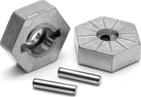 Hex Wheel Hub 17mm (silver) - Hp86804 - Hpi Racing