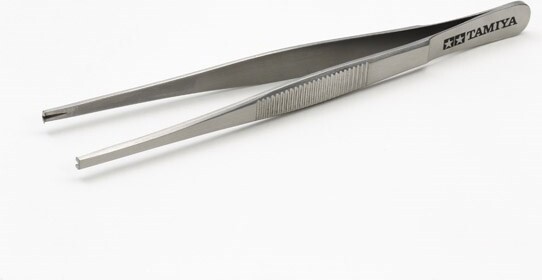 Se Tamiya - Hg Tweezers - Grip Type Tip - Hobby Pincet - 74155 hos Gucca.dk