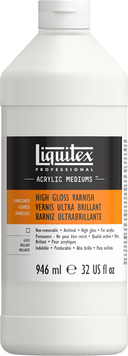 Liquitex - High Gloss Varnish - Klar Lak 946 Ml