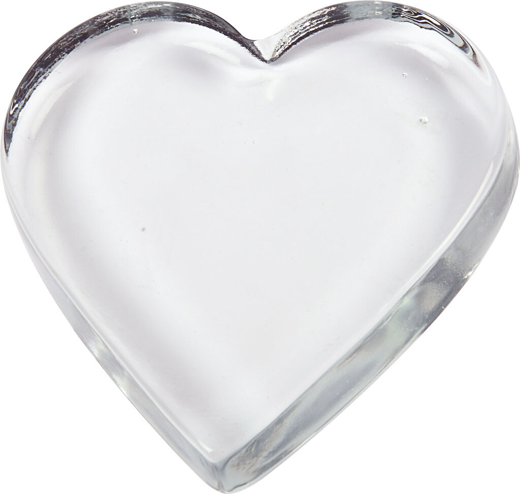 Hjerte - Str. 9x9 Cm - Tykkelse 15 Mm - 10 Stk.