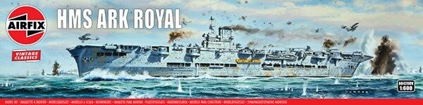 Se Airfix - Hms Ark Royal Skib Byggesæt - 1:600 - A04208v hos Gucca.dk