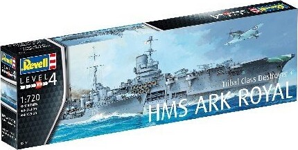 Revell - Hms Ark Royal + Tribal Class Destroyer Skibe Byggesæt - 1:720 - Level 4 - 05149