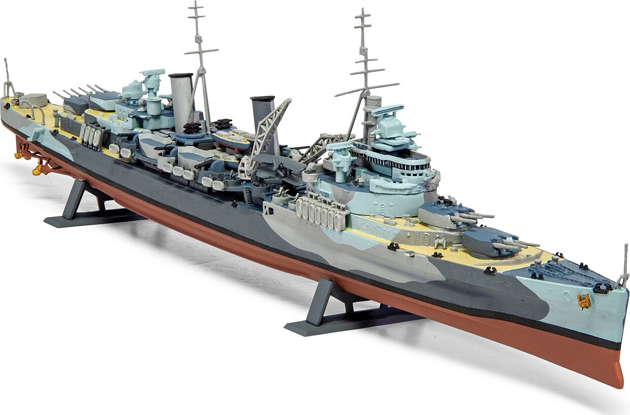 Airfix - Hms Belfast Skib Byggesæt - 1:600 - A50069