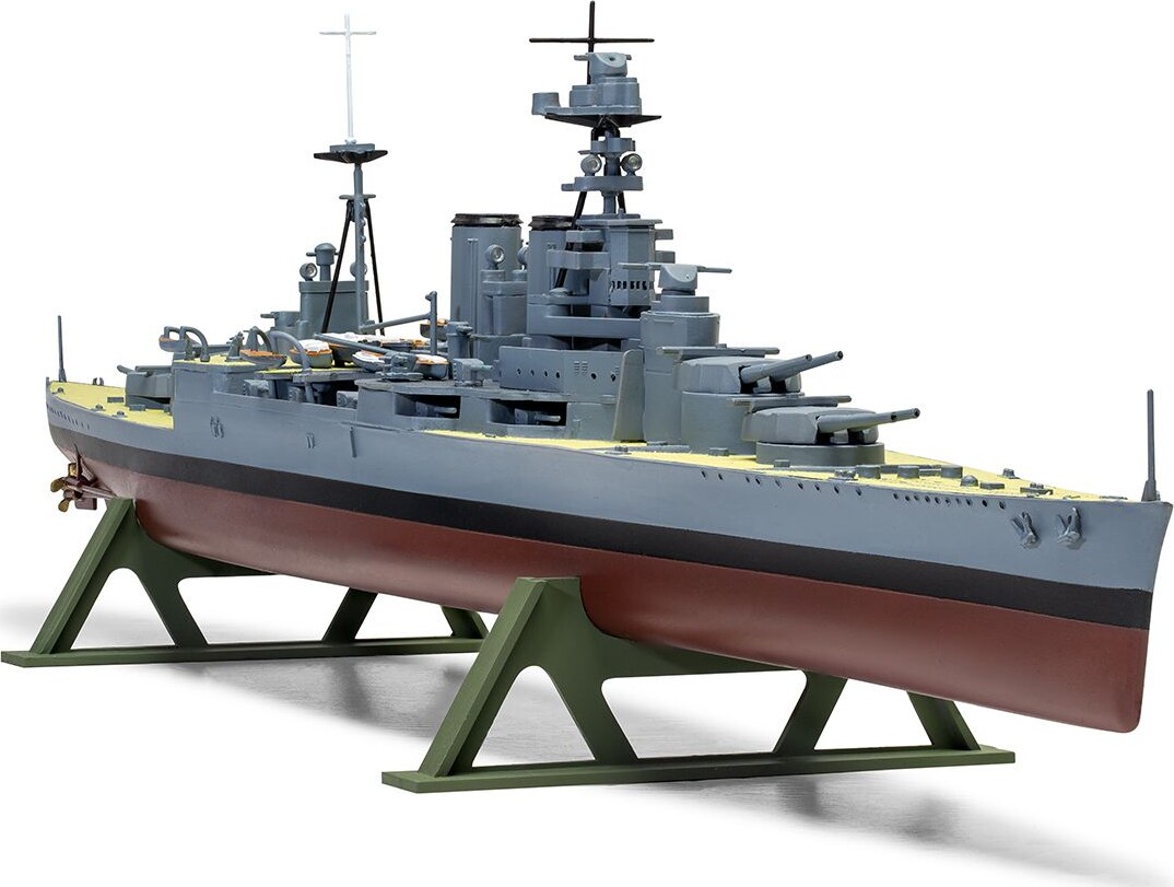 Airfix - Hms Hood Skib Byggesæt - 1:600 - A04202v
