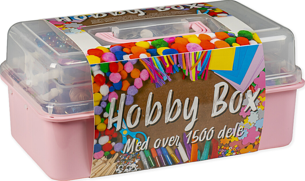 Hobby Box Med 1500 Dele - For Børn Og Voksne - Hobby 2 You