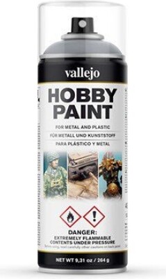 Billede af Vallejo - Hobby Paint Spray Maling - Basic Grey 400 Ml hos Gucca.dk