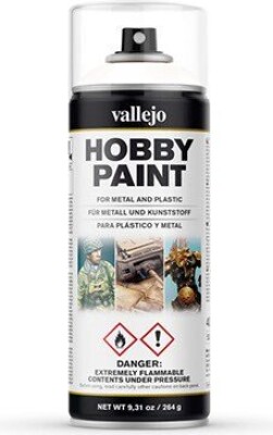 Billede af Vallejo - Hobby Paint Spraymaling - Basic White 400 Ml hos Gucca.dk