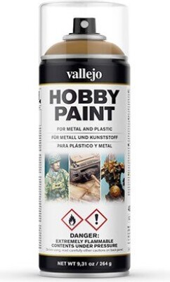 Vallejo - Hobby Paint Spraymaling - Fantasy Desert Yellow 400 Ml