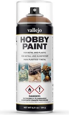 Vallejo - Hobby Paint Spraymaling - Fantasy Leather Brown 400 Ml