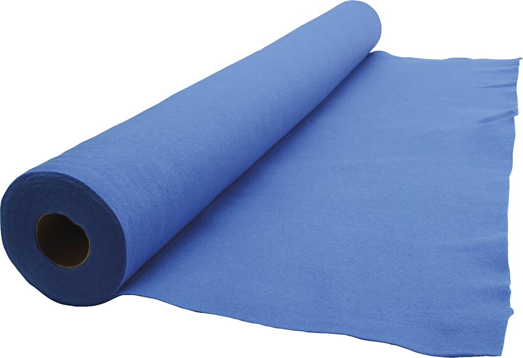 Hobbyfilt - B 90 Cm - Tykkelse 1,5-2 Mm - Blå - 5 M