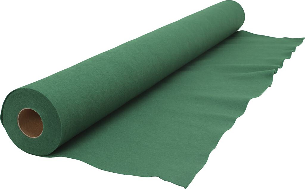Hobbyfilt - B 90 Cm - Tykkelse 1,5-2 Mm - Grøn - 5 M