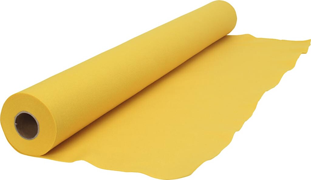 Hobbyfilt - B 90 Cm - Tykkelse 1,5-2 Mm - Gul - 5 M