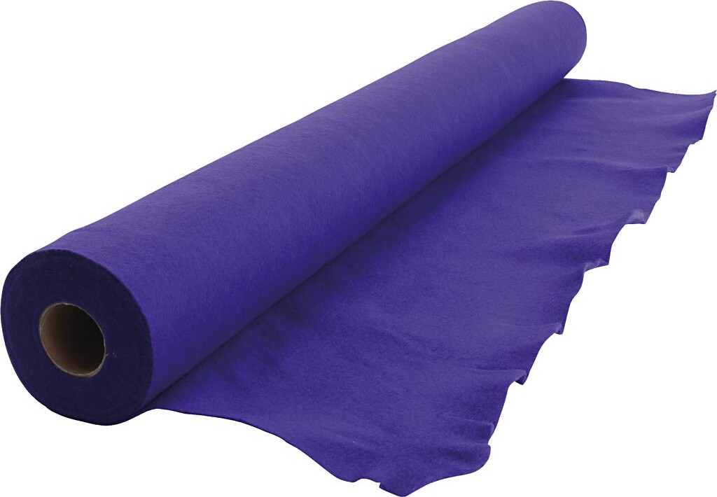 Hobbyfilt - B 90 Cm - Tykkelse 1,5-2 Mm - Lilla - 5 M