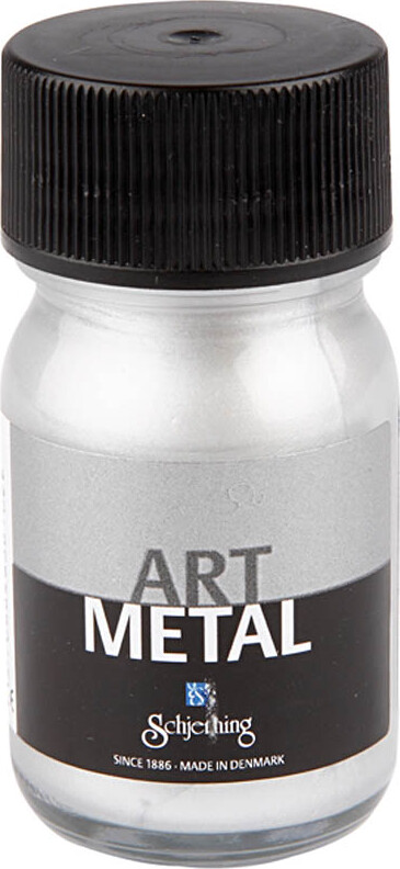 Hobbymaling Metallic - Sølv - 30 Ml