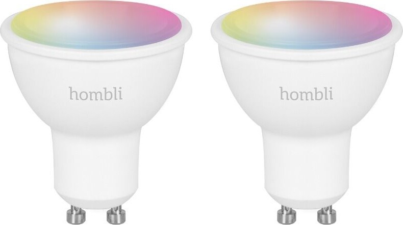 Hombli - Smart Bulb 2-pak Elpærer Rgb Gu10 Wifi 2700-6500k 350lm