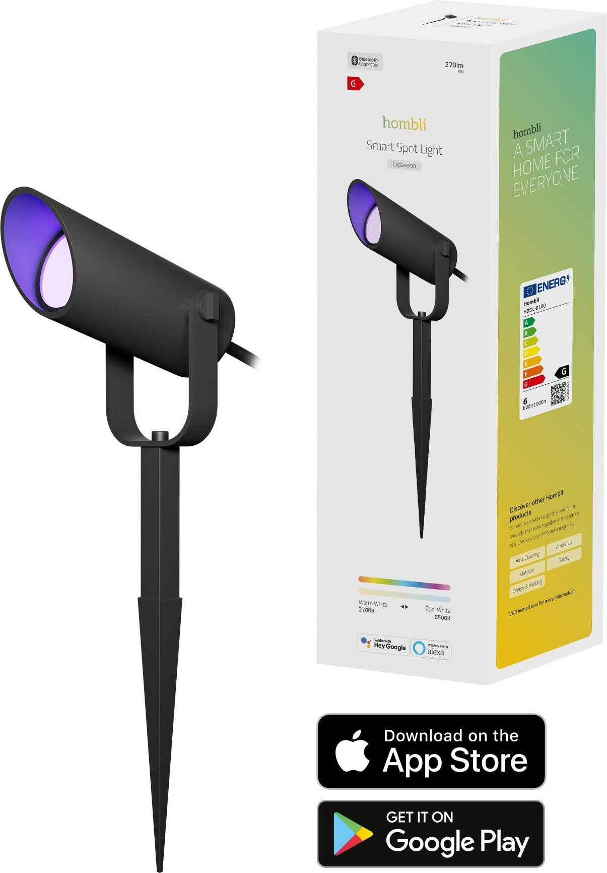 Billede af Hombli - Outdoor Smart Spot Light - Single