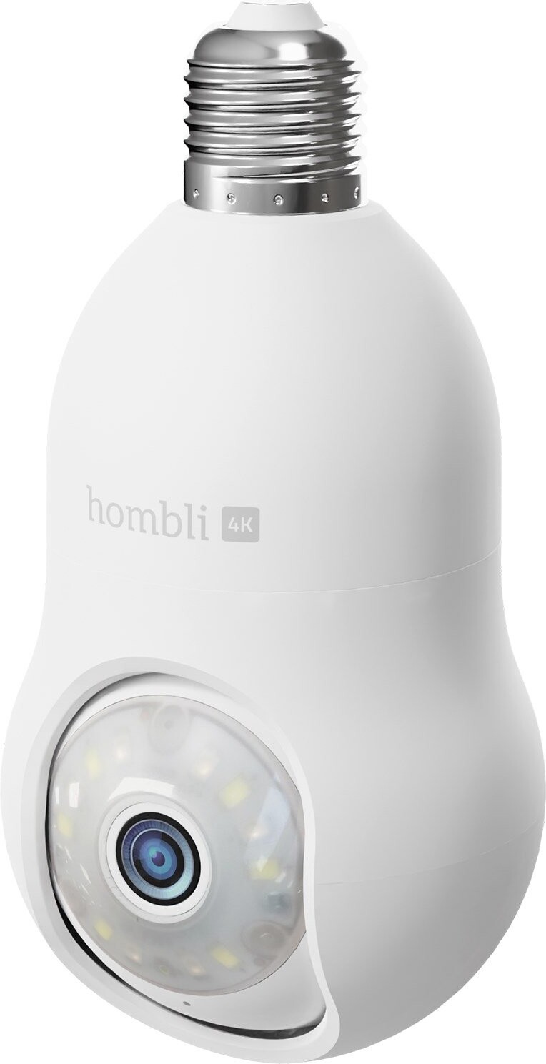 Hombli - Smart Bulb Cam 4k, White