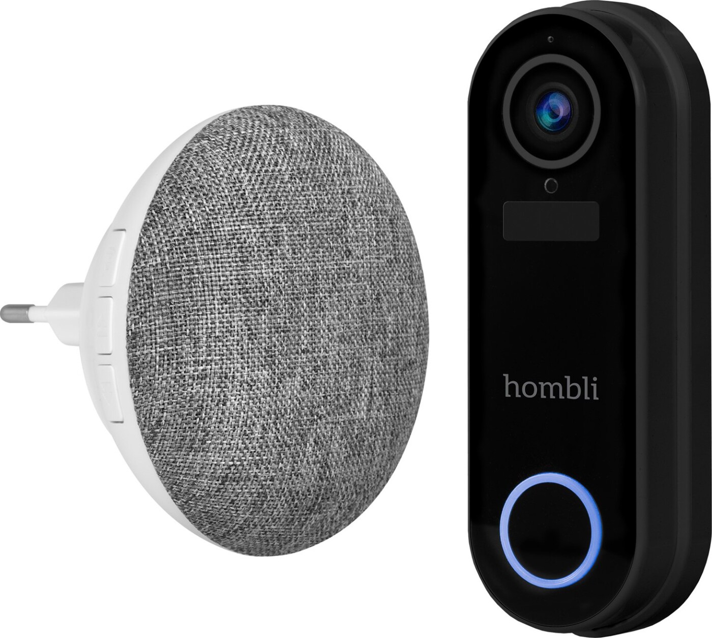 Se Hombli - Smart Doorbell 2 Sæt - Doorbell 2 + Chime 2 hos Gucca.dk