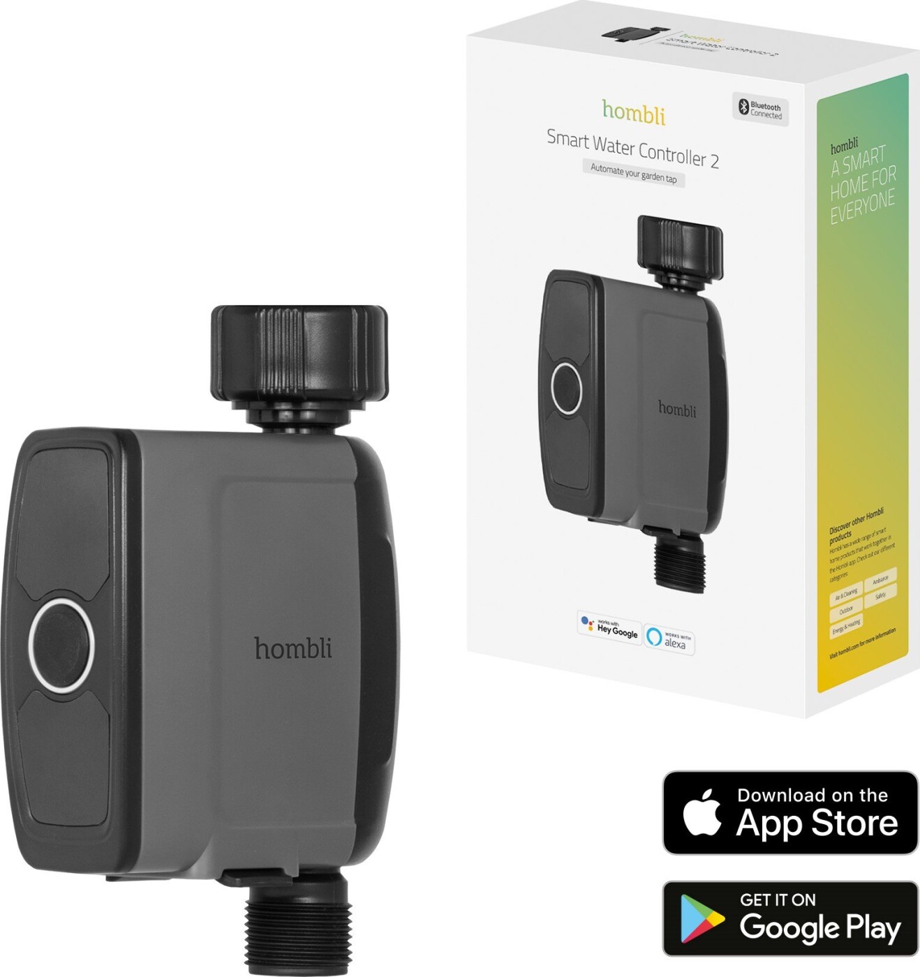 Billede af Hombli - Smart Outdoor Bluetooth Water Controller 2 - Black