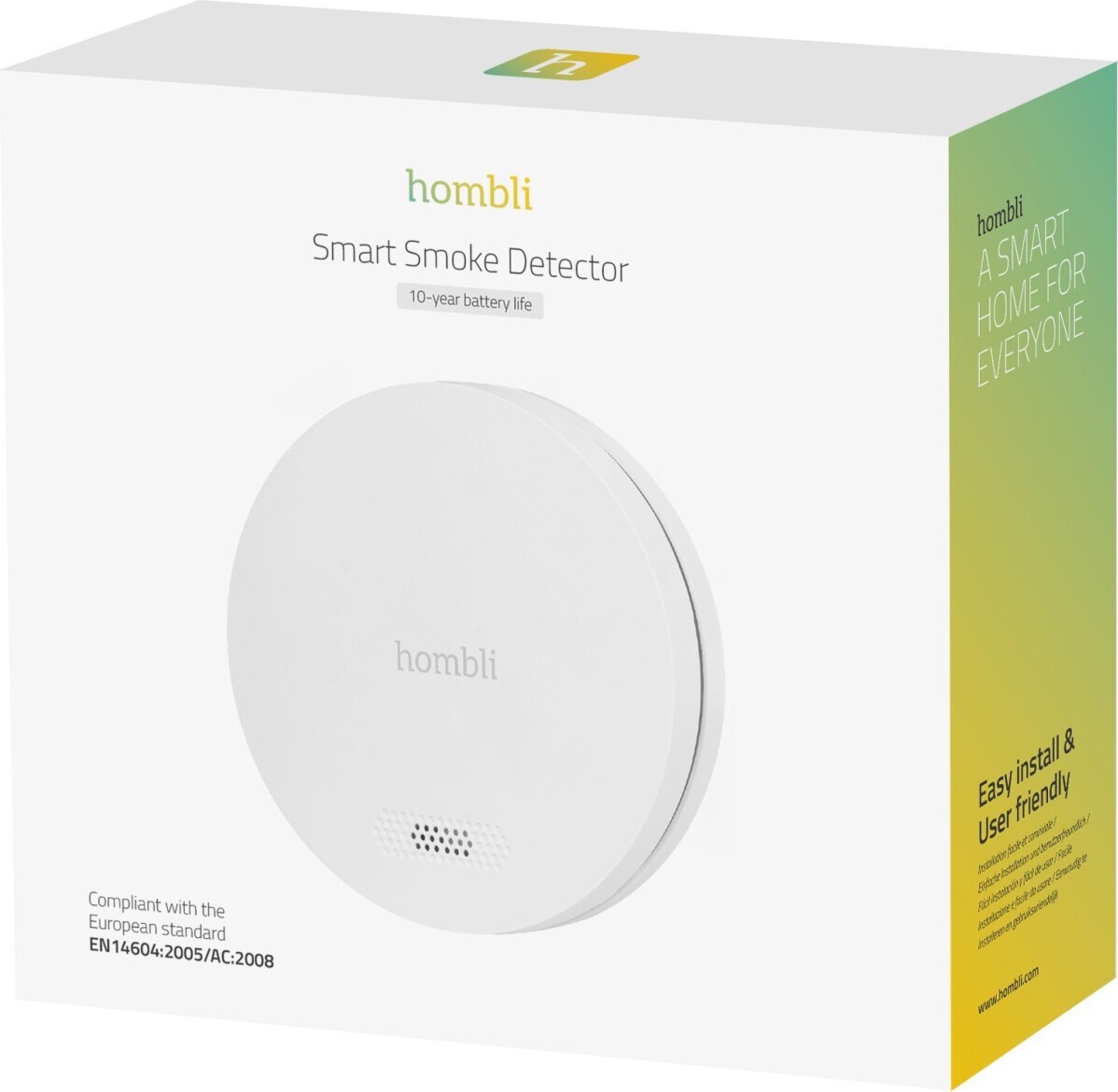 Hombli - Smart Home Røgalarm - Hvid