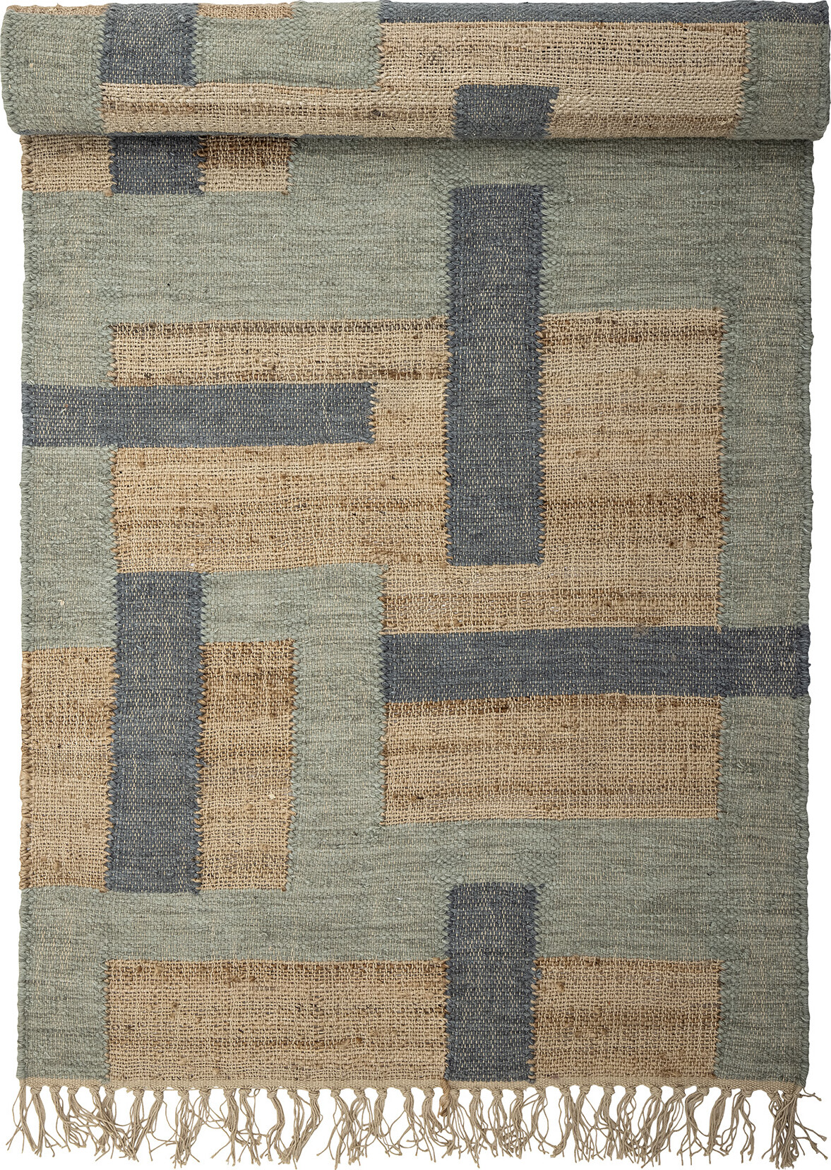 Creative Collection - Honiton Tæppe - Grøn - Uld - 75x245 Cm