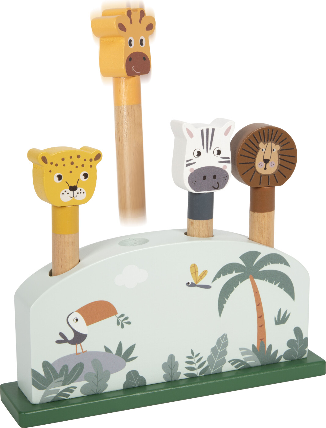 Sorteringslegetøj Med Hoppende Dyr - Træ - Small Foot