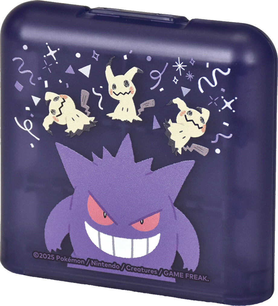 Hori - 24-game Card Case (gengar & Mimikyu) - Purple