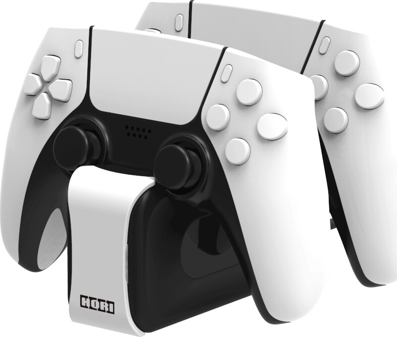 Ps5 Dualsense Ladestation Til 2 Controllere - Hori