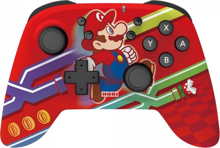 Hori Horipad - Trådløs Controller Til Nintendo Switch - Mario Iml