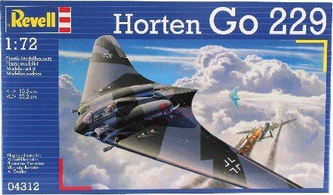 Revell - Horten Go 229 Fly Byggesæt - 1:72 - 04312