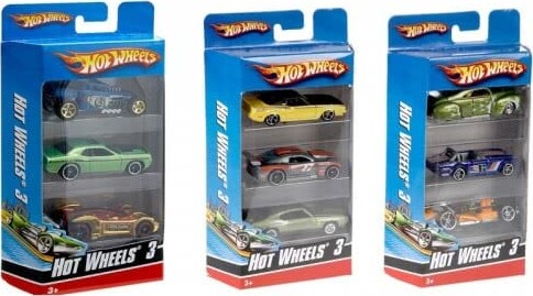 Hot Wheels 3 - Biler - Die-cast - 3-pak