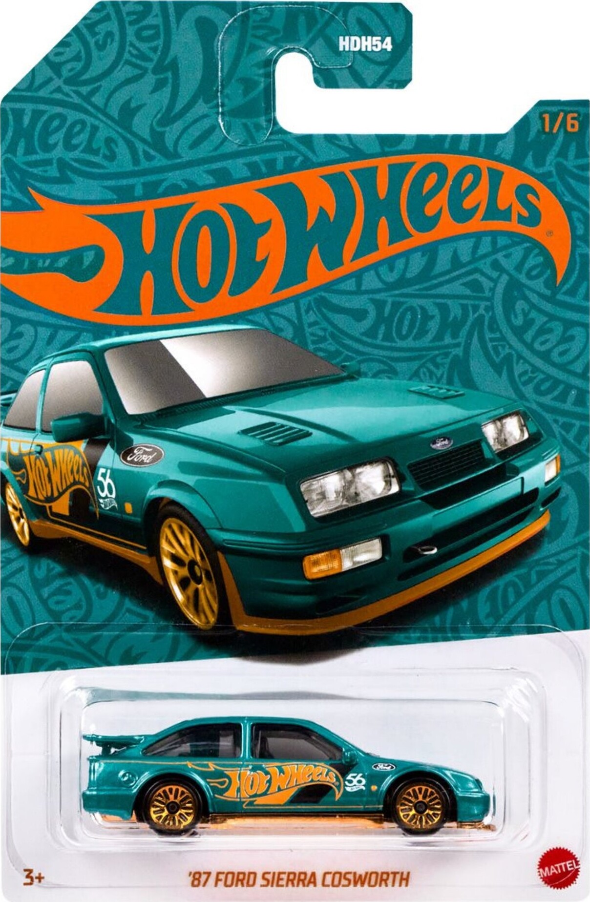 Hot Wheels - 56th Anniversary Edition Green And Copper Colour - Sierra Cosworth