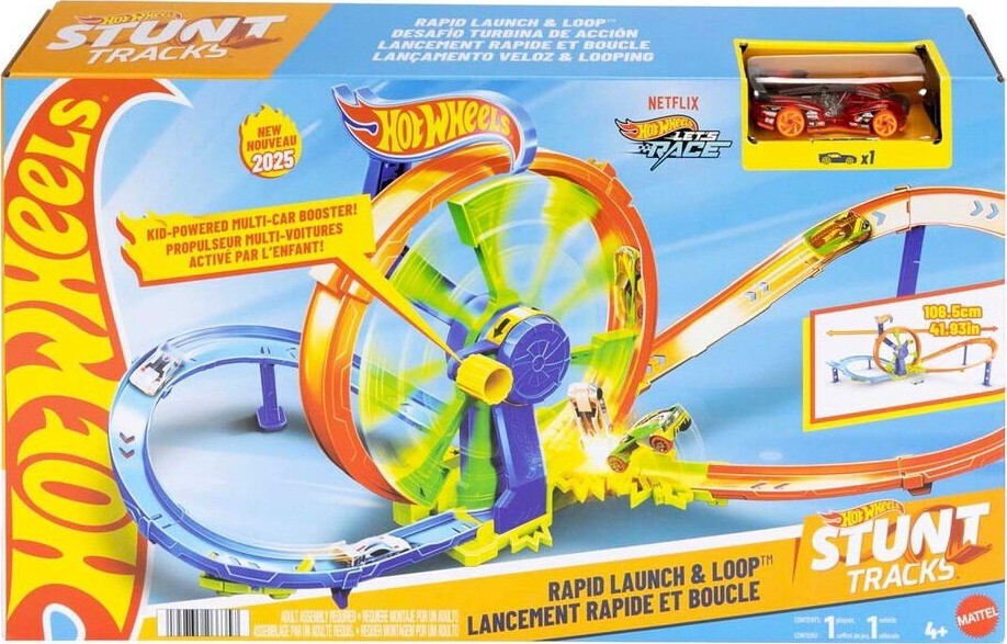 Hot Wheels - Bane - Rapid Launch & Loop - Stunt Tracks