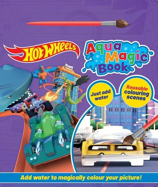 Hot Wheels Aqua Magic Book - Alligator - Bog