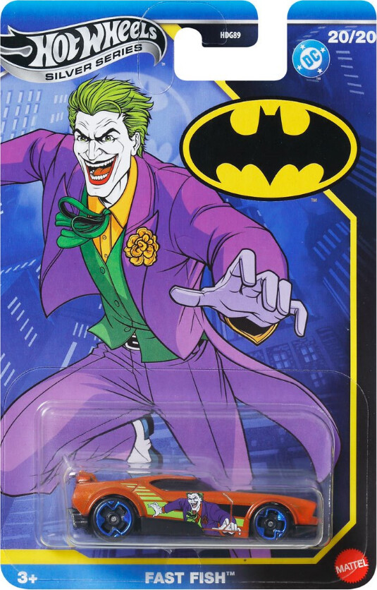 Hot Wheels - Hdg89 20/20 - Batman - Fast Fish Bil - Silver