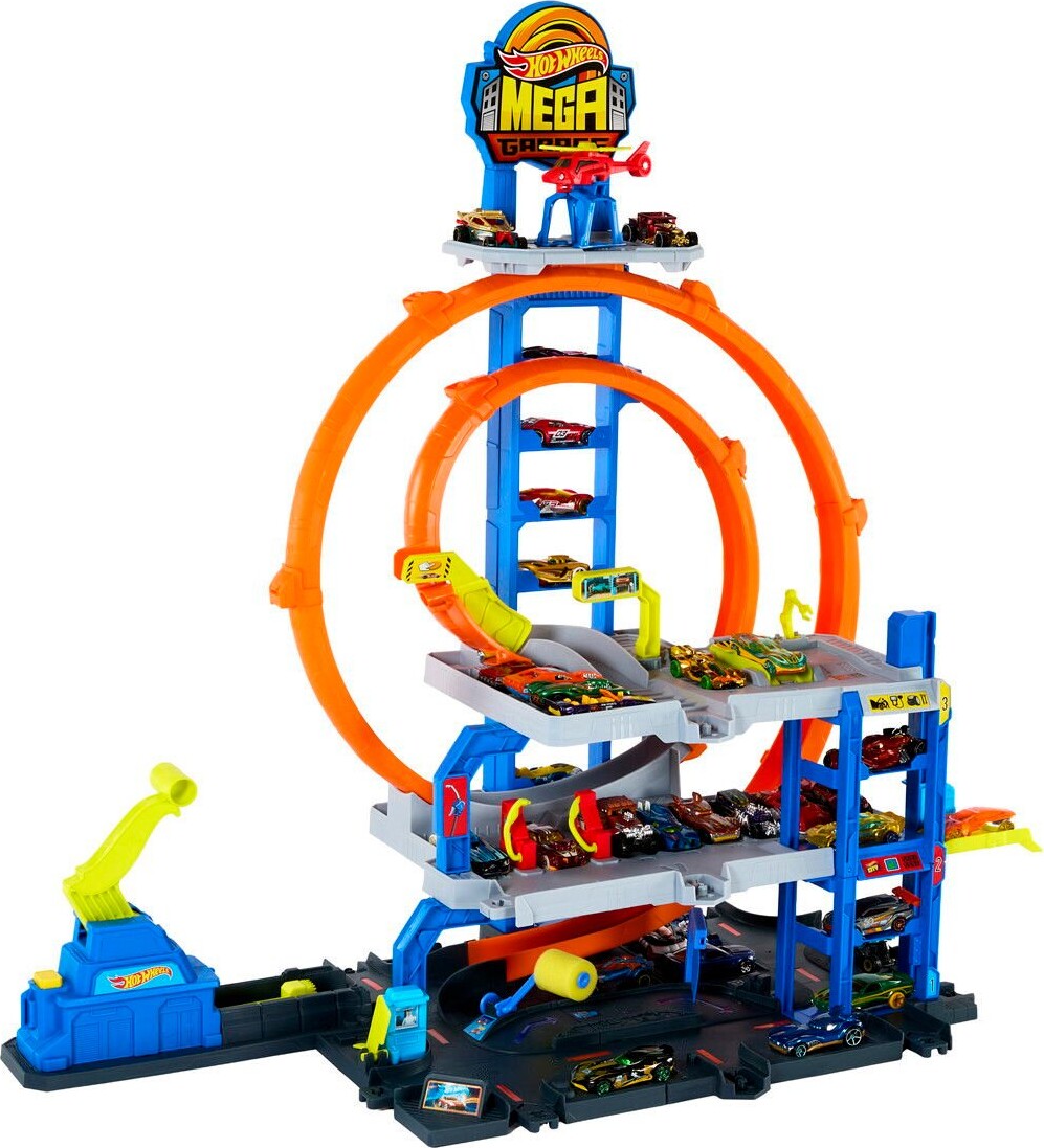 Hot Wheels - City Mega Loop Garage - Super Police Station
