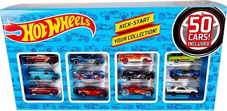 Hot Wheels Biler - Gaveæske - 50 Stk