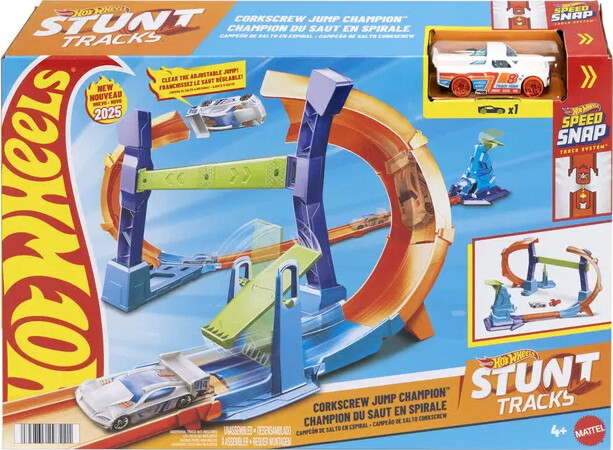 Hot Wheels - Stunt Tracks - Corkscrew Jump Champion