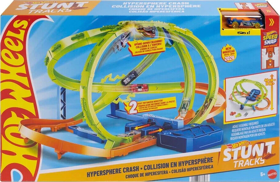 Hot Wheels - Stunt Tracks Hypersphere Crash - Mattel Jmg48