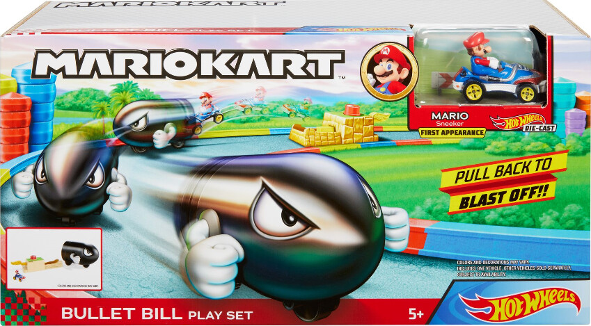 Hot Wheels Mario Kart - Bullet Bill Legesæt