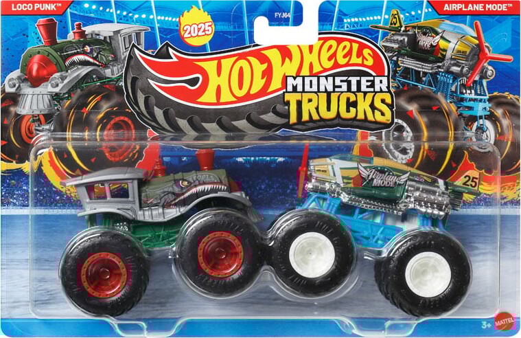 Hot Wheels - Monster Trucks - 1:64 - Loco Punk Vs Airplane Mode